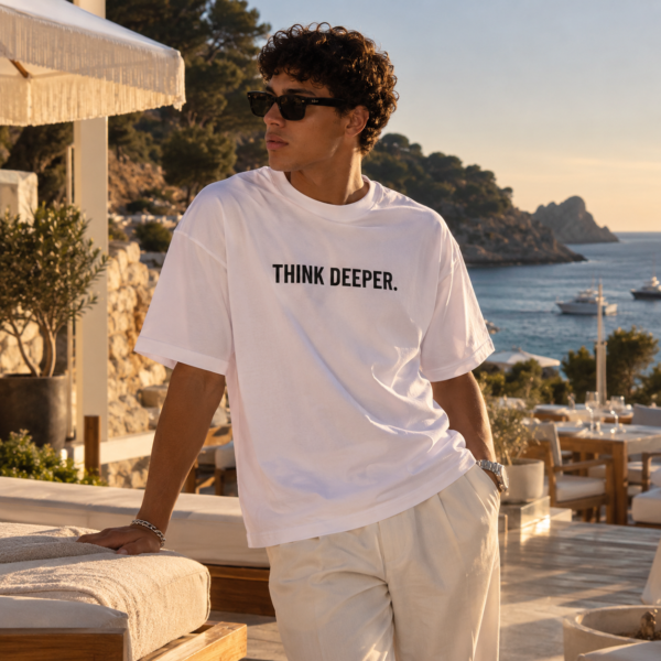 THINK DEEPER. – T-shirt oversize