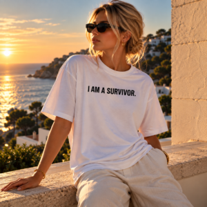 I AM A SURVIVOR. - T-shirt oversize