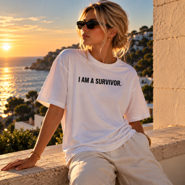 I AM A SURVIVOR. – T-shirt oversize