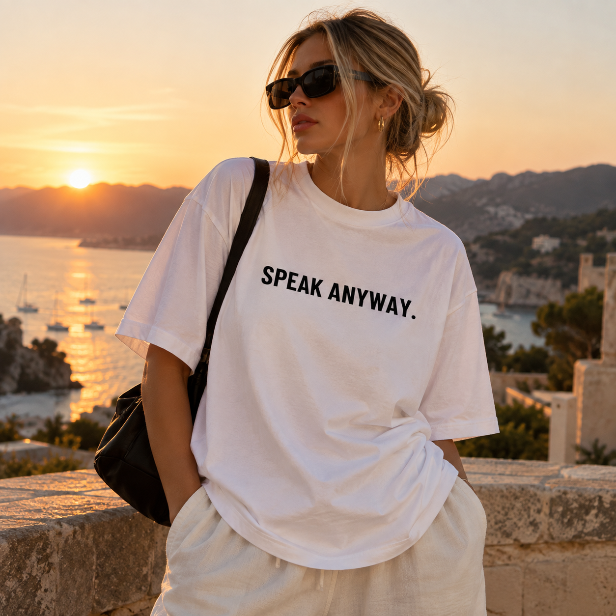 SPEAK ANYWAY. - T-shirt oversize
