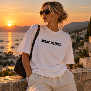 BREAK SILENCE. - T-shirt oversize