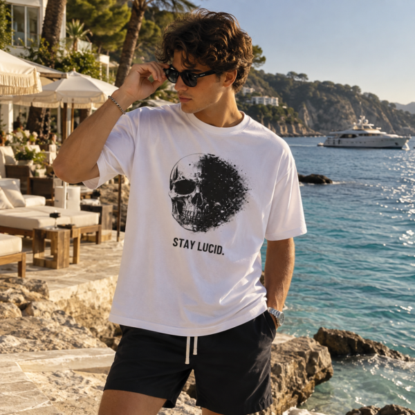 STAY LUCID. / SKULL_FRACTURE_4_5000x5000 – T-shirt oversize