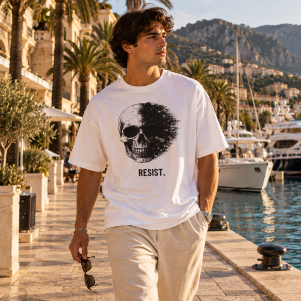 RESIST. / SKULL_FRACTURE_4_5000x5000 – T-shirt oversize