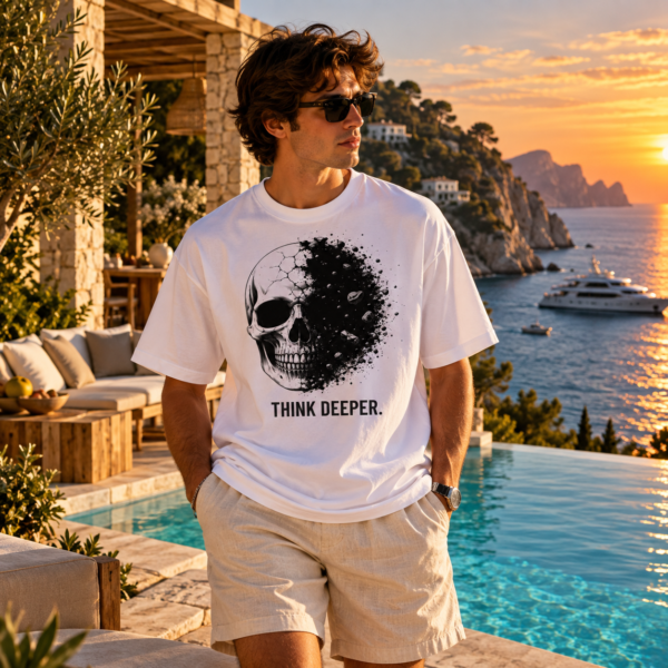 THINK DEEPER. / SKULL_FRACTURE_4_5000x5000 – T-shirt oversize