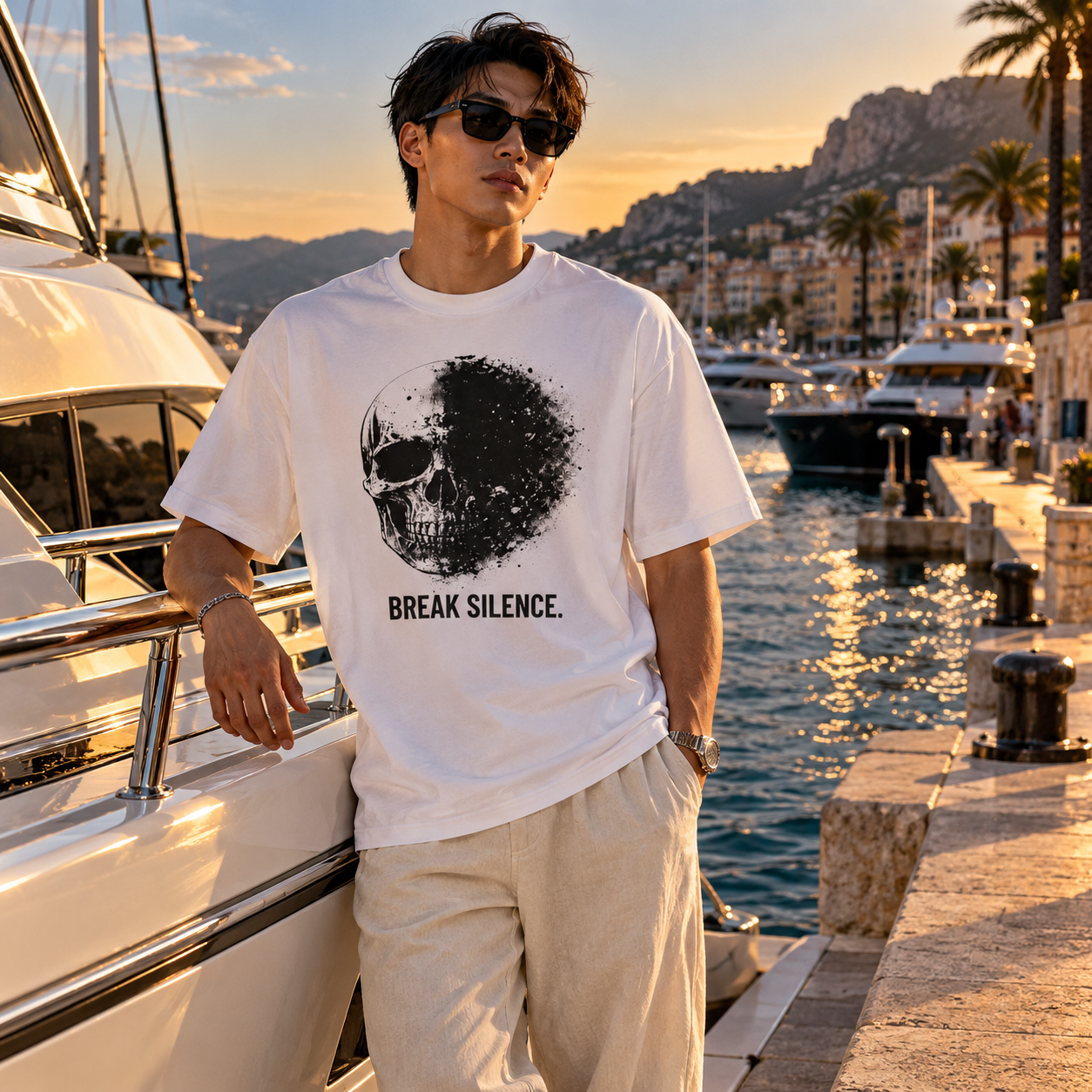 BREAK SILENCE. / SKULL_FRACTURE_4_5000x5000 - T-shirt oversize