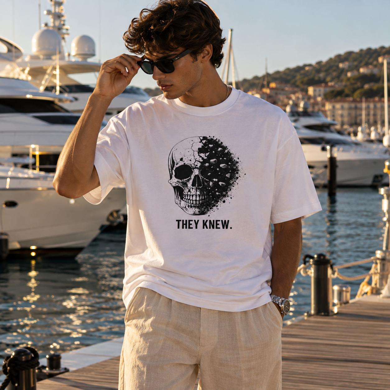 THEY KNEW. / SKULL_FRACTURE_3_5000x5000 (1) - T-shirt oversize