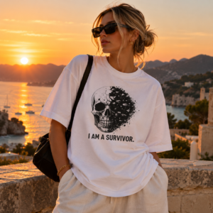 I AM A SURVIVOR. / SKULL_FRACTURE_3_5000x5000 (1) - T-shirt oversize