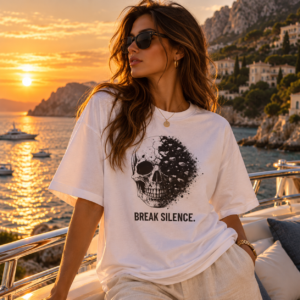 BREAK SILENCE. / SKULL_FRACTURE_3_5000x5000 (1) - T-shirt oversize