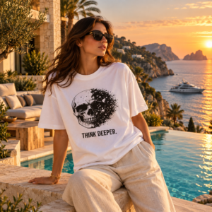THINK DEEPER. / SKULL_FRACTURE_2_5000x5000 (1) - T-shirt oversize