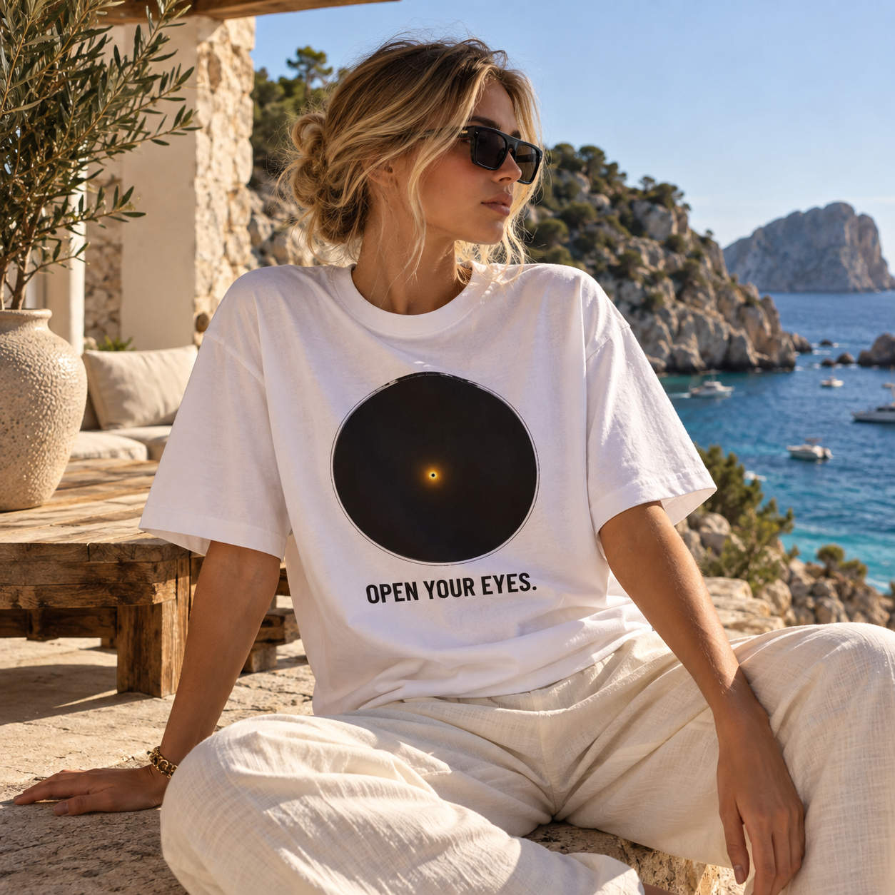 OPEN YOUR EYES. / PZ_STEP6_5000x5000 - T-shirt oversize