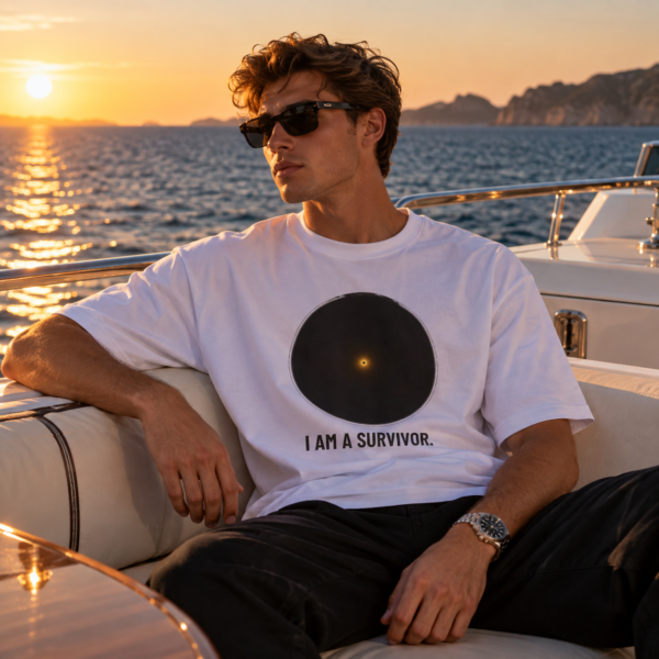 I AM A SURVIVOR. / PZ_STEP6_5000x5000 – T-shirt oversize