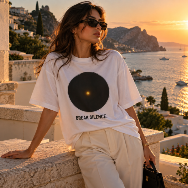 BREAK SILENCE. / PZ_STEP6_5000x5000 – T-shirt oversize