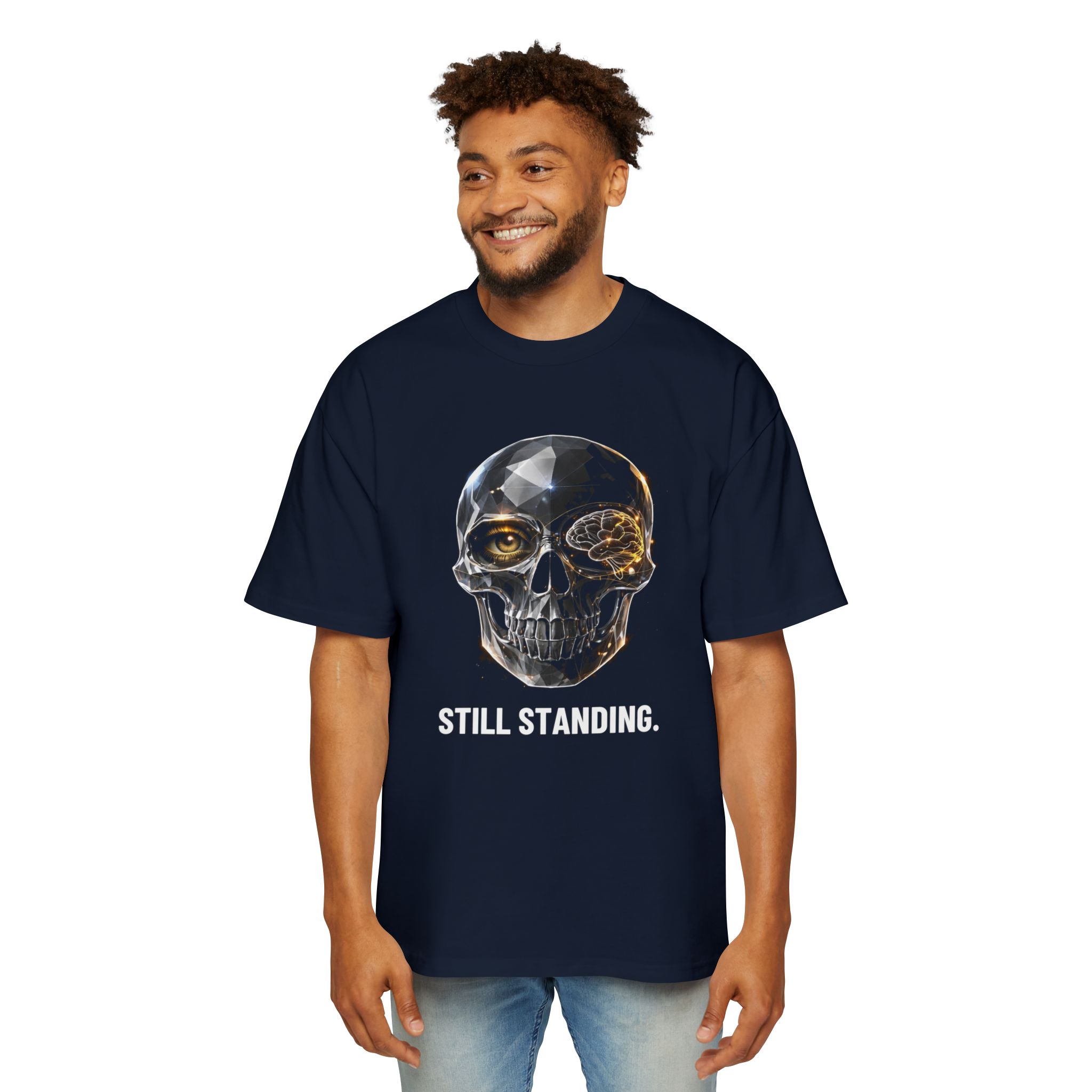 STILL STANDING. / SKULL_LVL4_5000x5000 - T-shirt oversize - Image 11