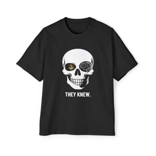 THEY KNEW. / SKULL_LVL2_5000x5000 – T-shirt oversize