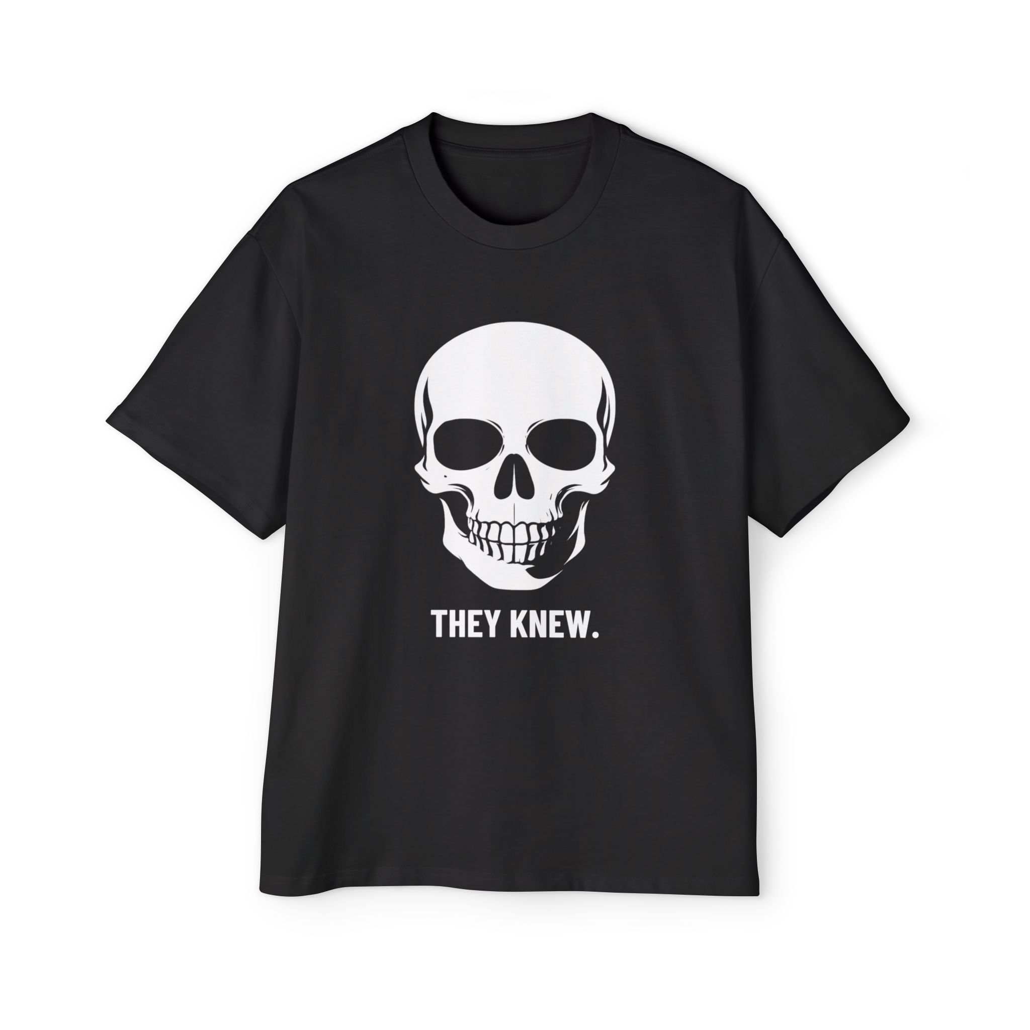 THEY KNEW. / SKULL_LVL1_5000x5000 - T-shirt oversize