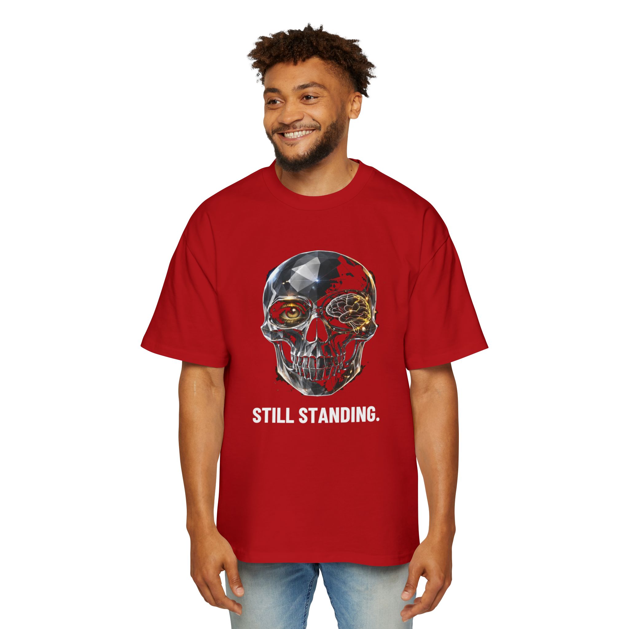 STILL STANDING. / SKULL_LVL4_5000x5000 - T-shirt oversize - Image 7