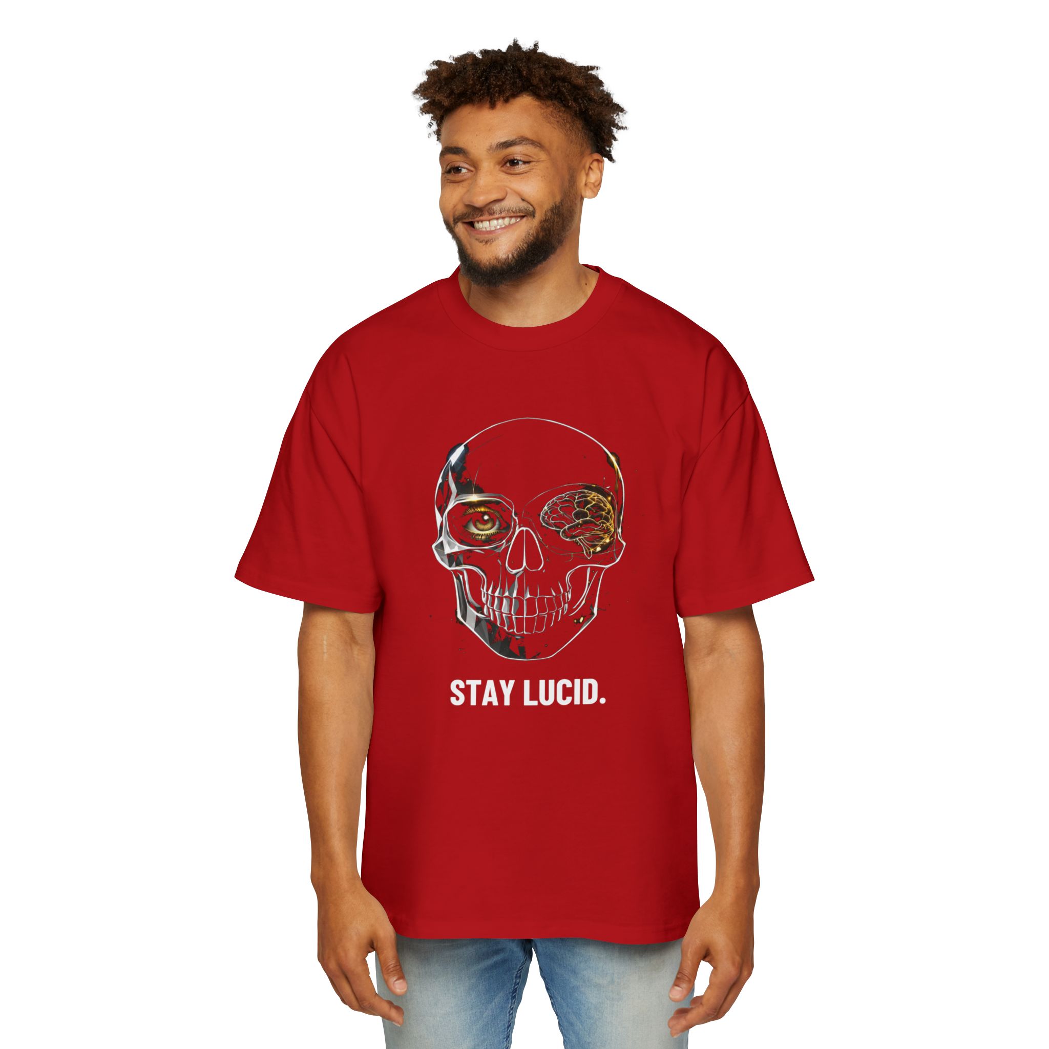 STAY LUCID. / SKULL_LVL3_5000x5000 - T-shirt oversize - Image 7