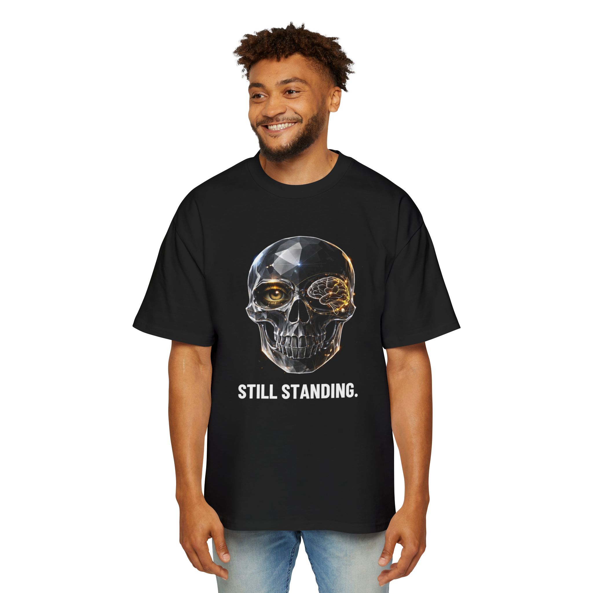 STILL STANDING. / SKULL_LVL4_5000x5000 - T-shirt oversize - Image 3