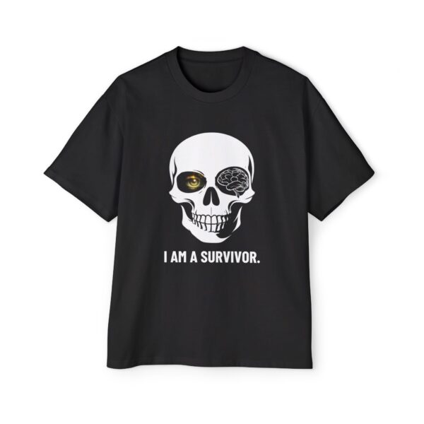 I AM A SURVIVOR. / SKULL_LVL2_5000x5000 – T-shirt oversize