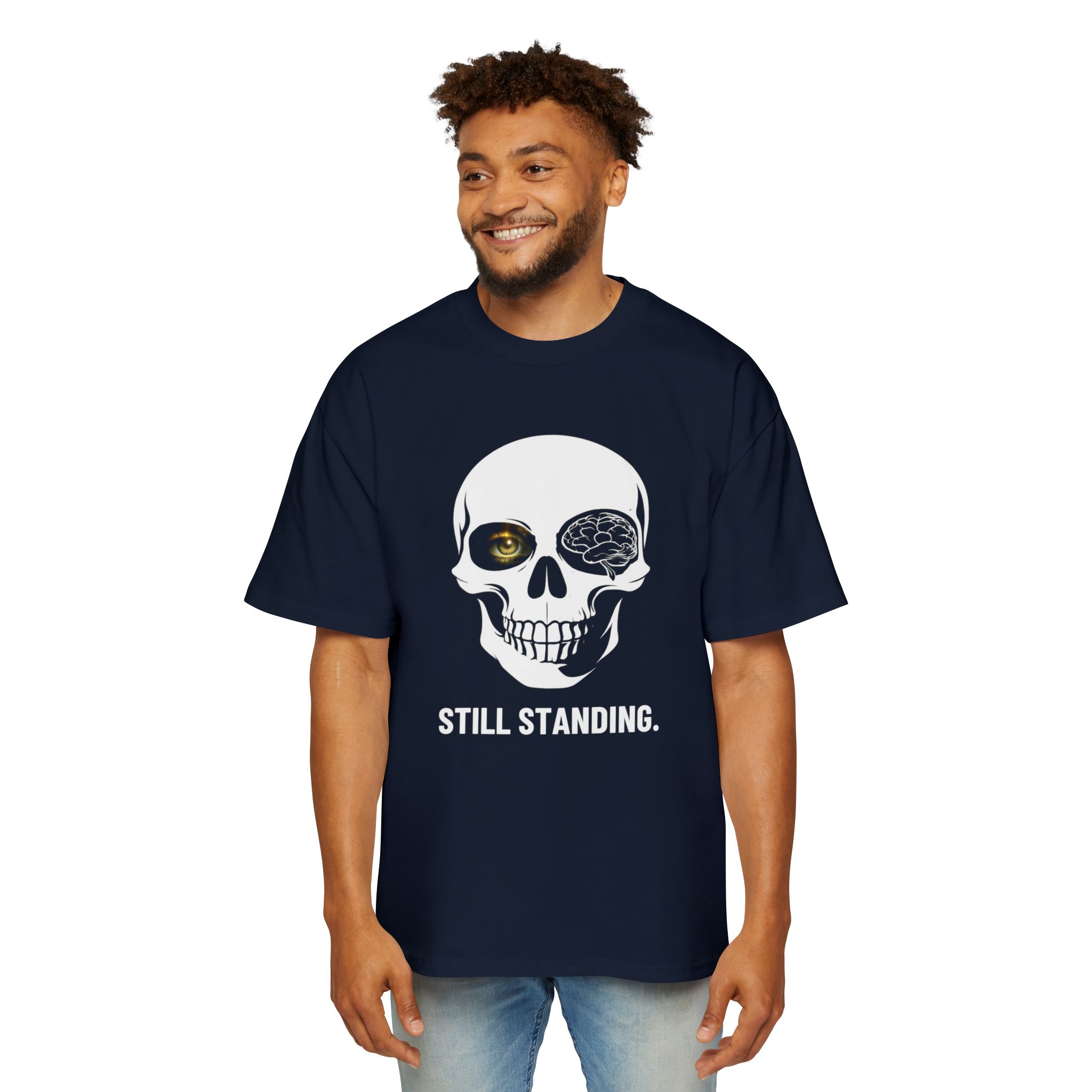 STILL STANDING. / SKULL_LVL2_5000x5000 - T-shirt oversize - Image 11
