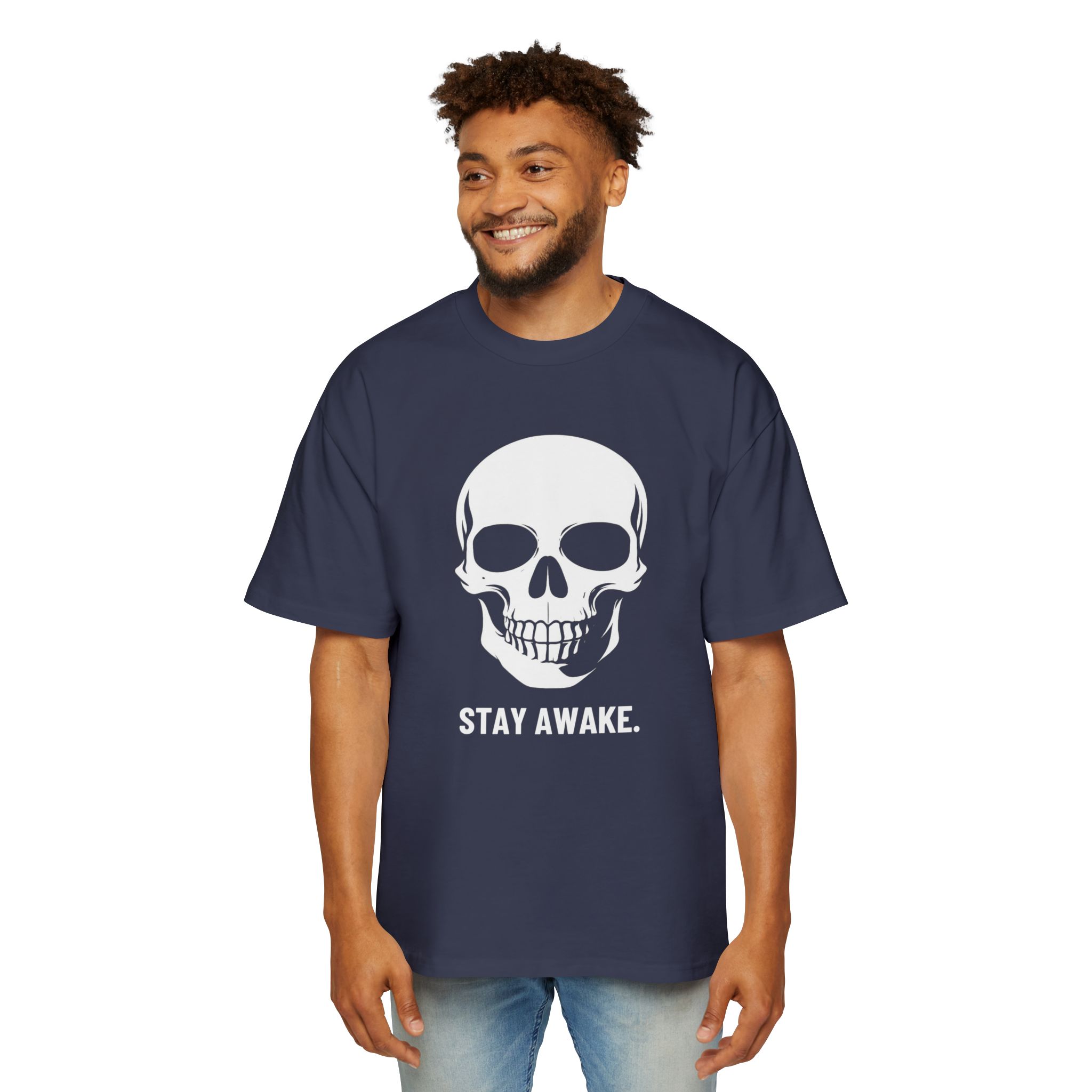 STAY AWAKE. / SKULL_LVL1_5000x5000 - T-shirt oversize - Image 15