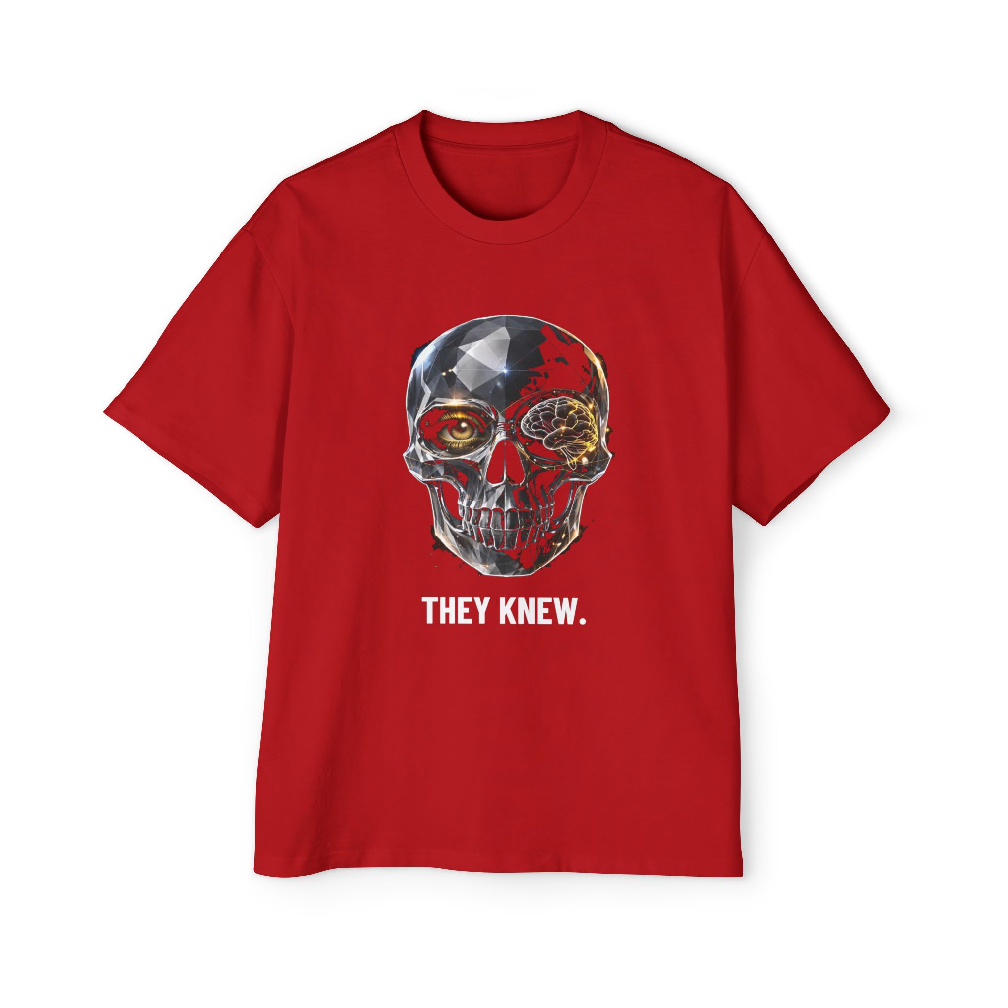 THEY KNEW. / SKULL_LVL4_5000x5000 - T-shirt oversize - Image 5