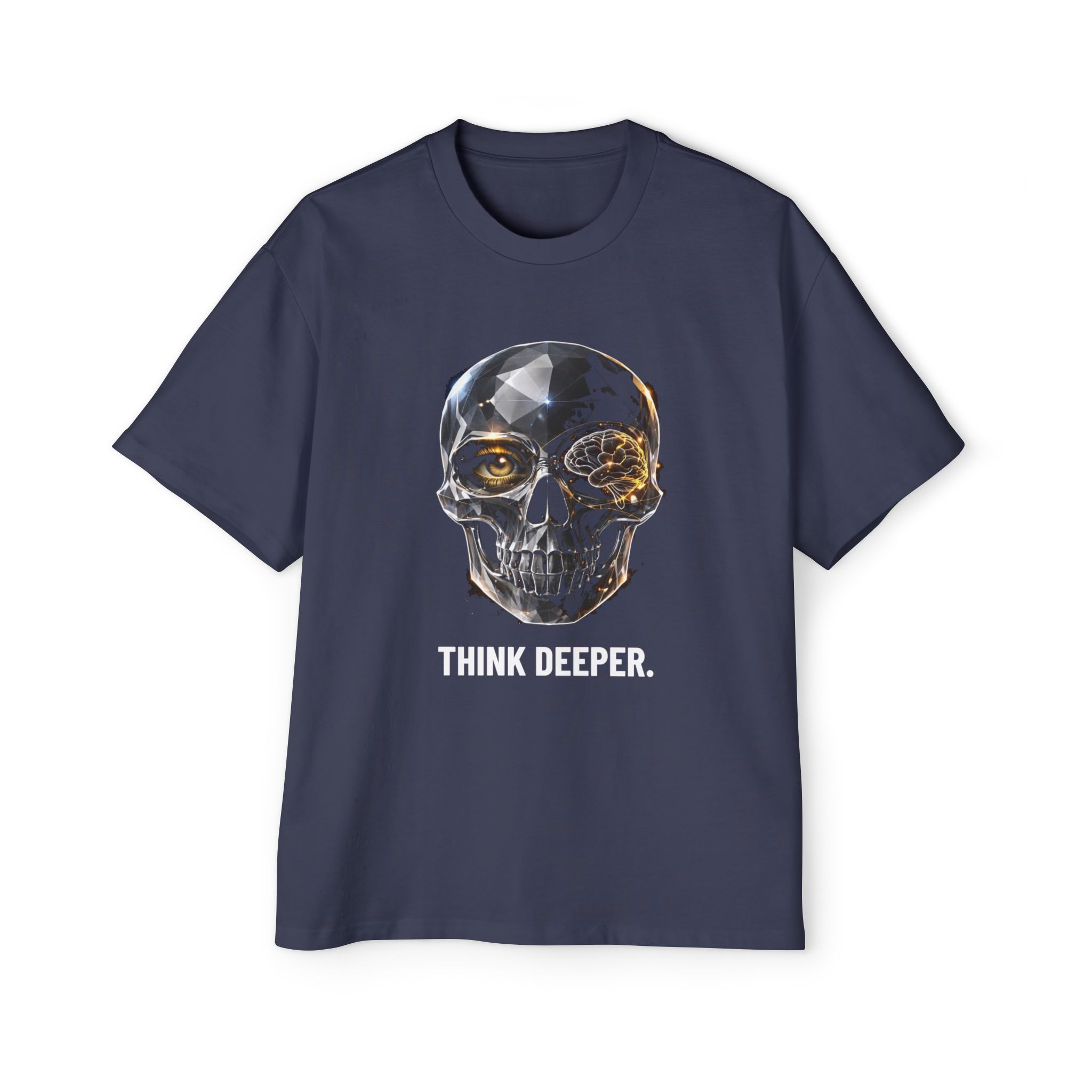THINK DEEPER. / SKULL_LVL4_5000x5000 - T-shirt oversize - Image 13