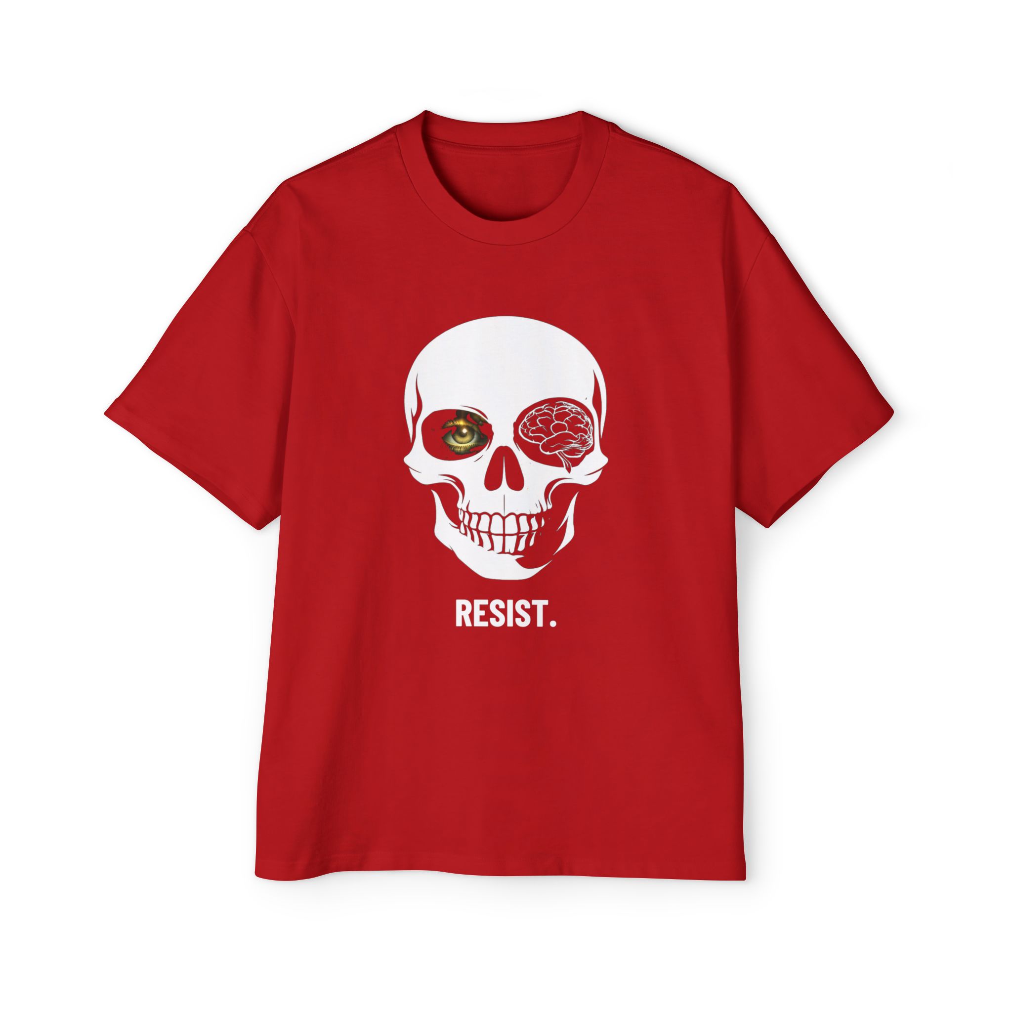 RESIST. / SKULL_LVL2_5000x5000 - T-shirt oversize - Image 5