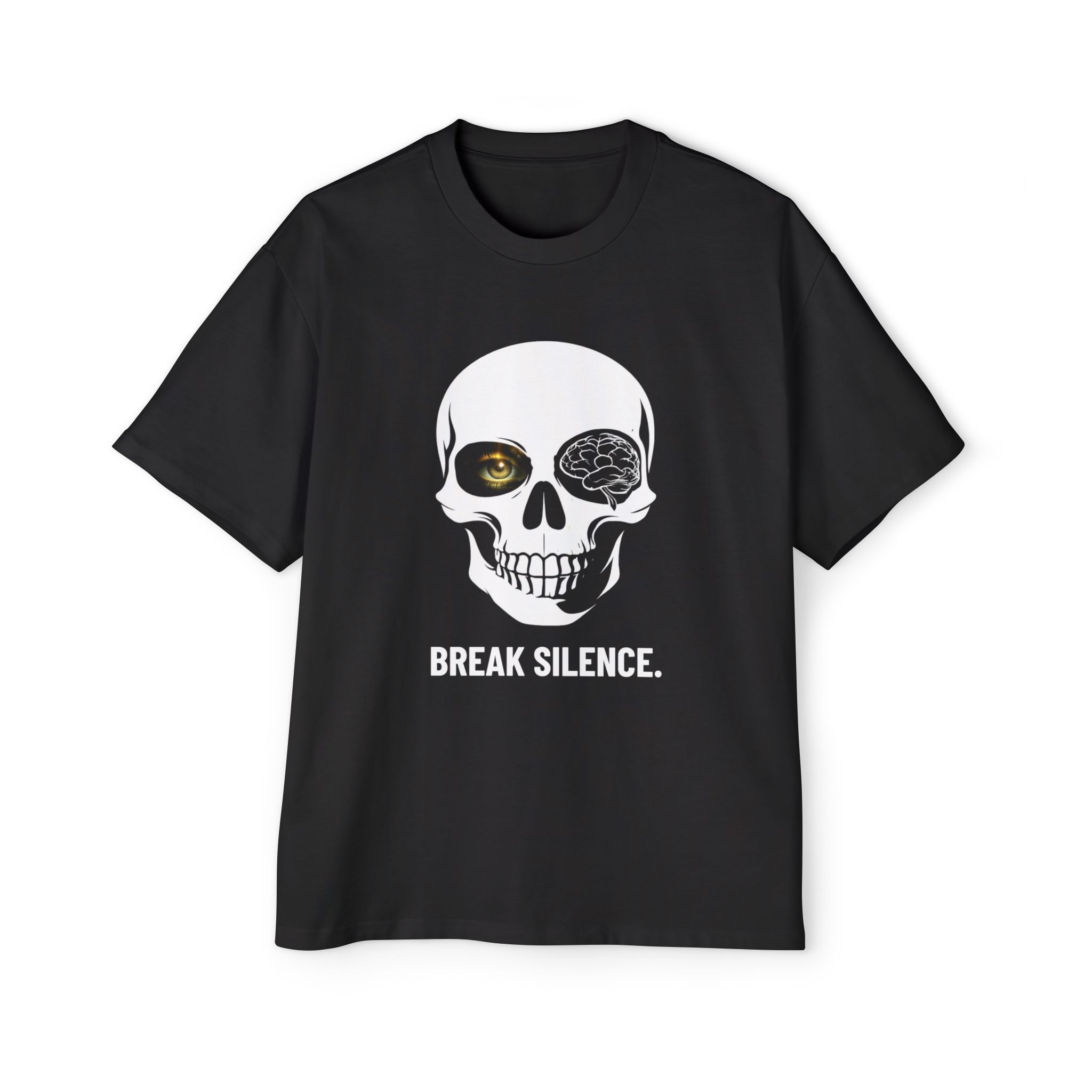 BREAK SILENCE. / SKULL_LVL2_5000x5000 - T-shirt oversize