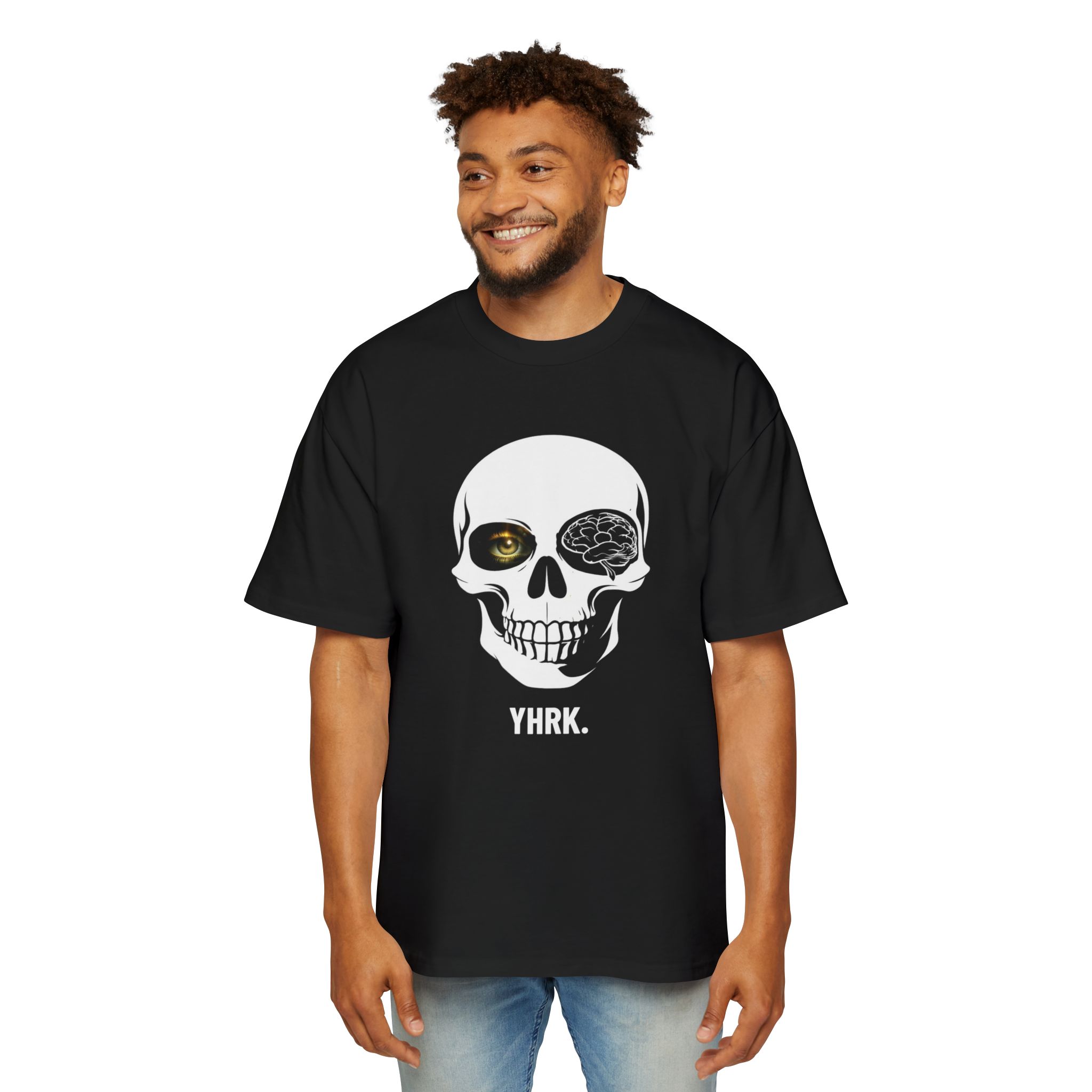 YHRK. / SKULL_LVL2_5000x5000 - T-shirt oversize - Image 3