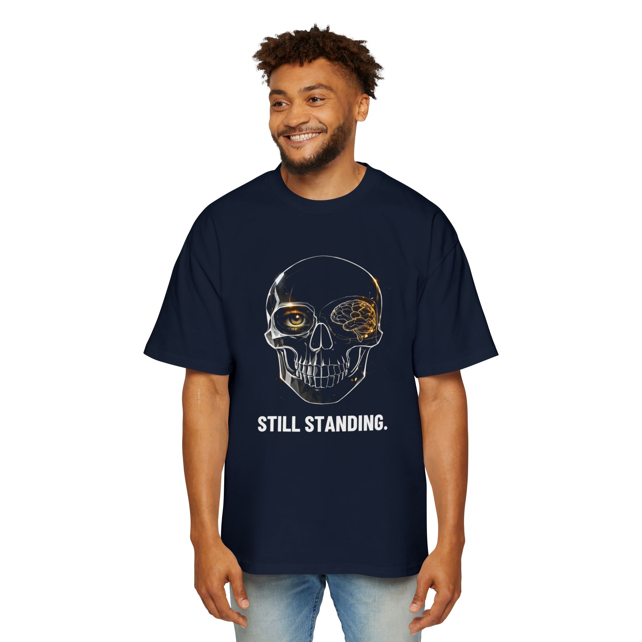 STILL STANDING. / SKULL_LVL3_5000x5000 - T-shirt oversize - Image 11
