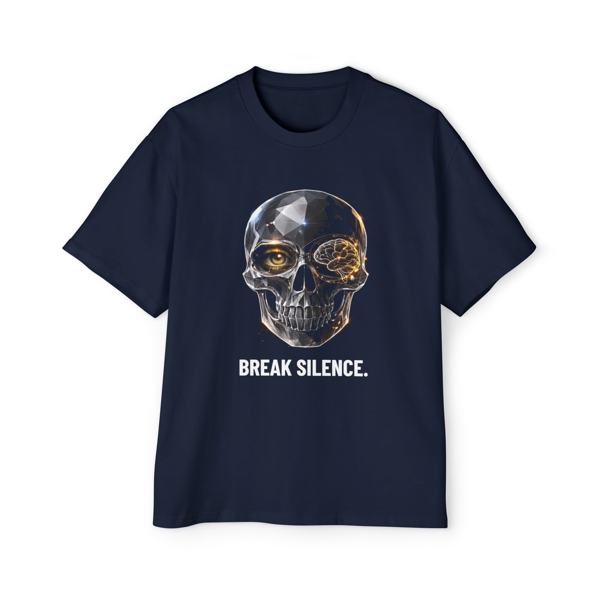 BREAK SILENCE. / SKULL_LVL4_5000x5000 - T-shirt oversize - Image 9