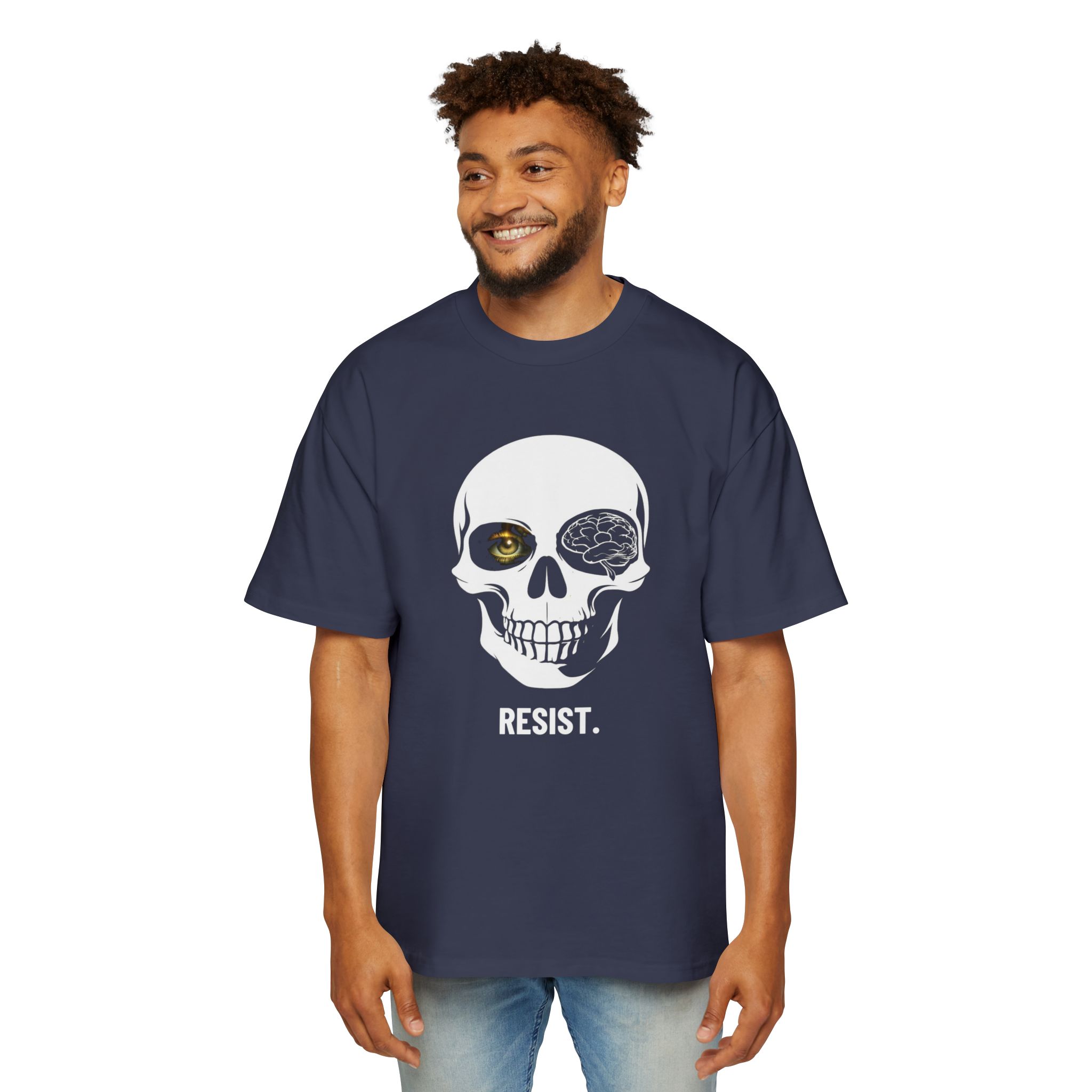 RESIST. / SKULL_LVL2_5000x5000 - T-shirt oversize - Image 15