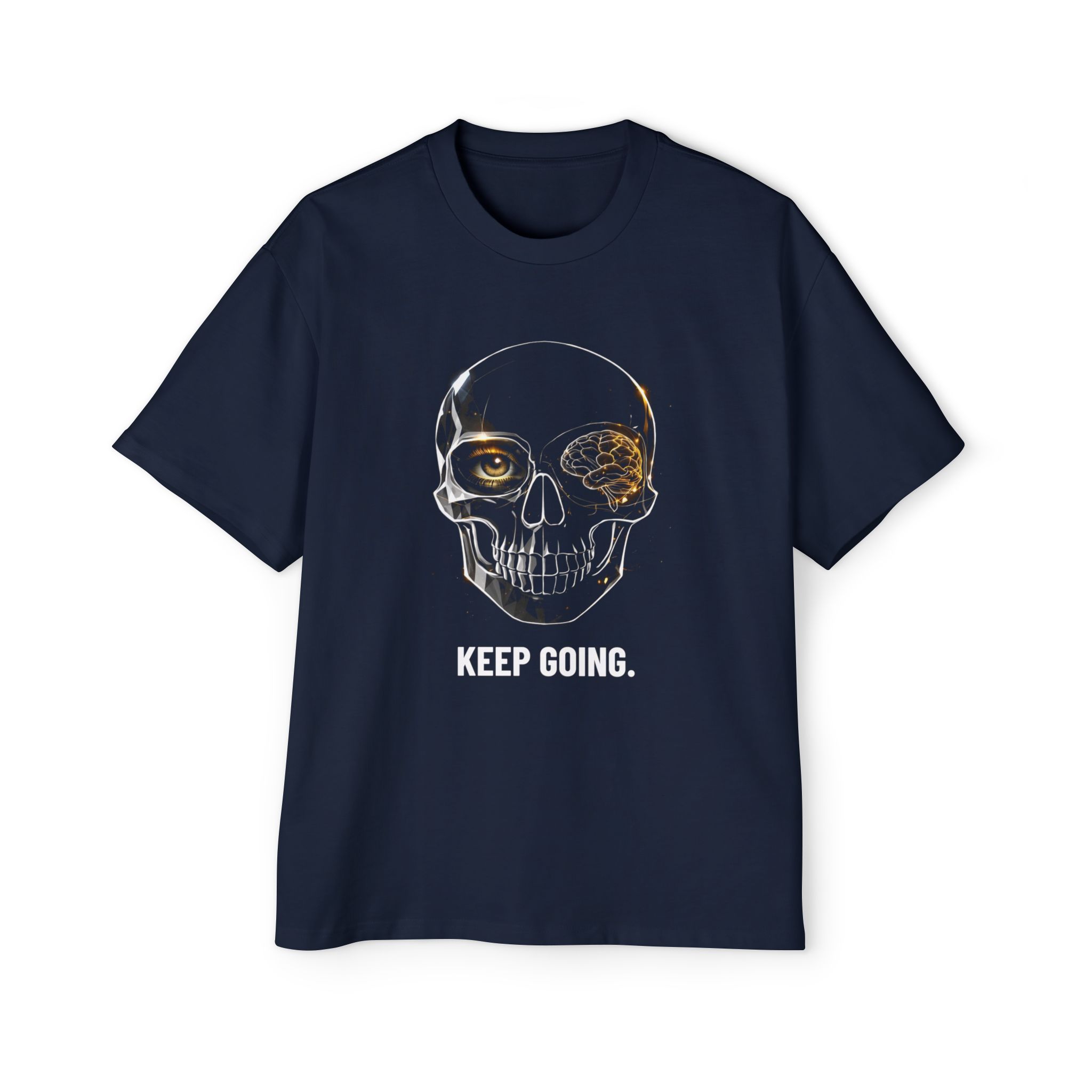 KEEP GOING. / SKULL_LVL3_5000x5000 - T-shirt oversize - Image 9