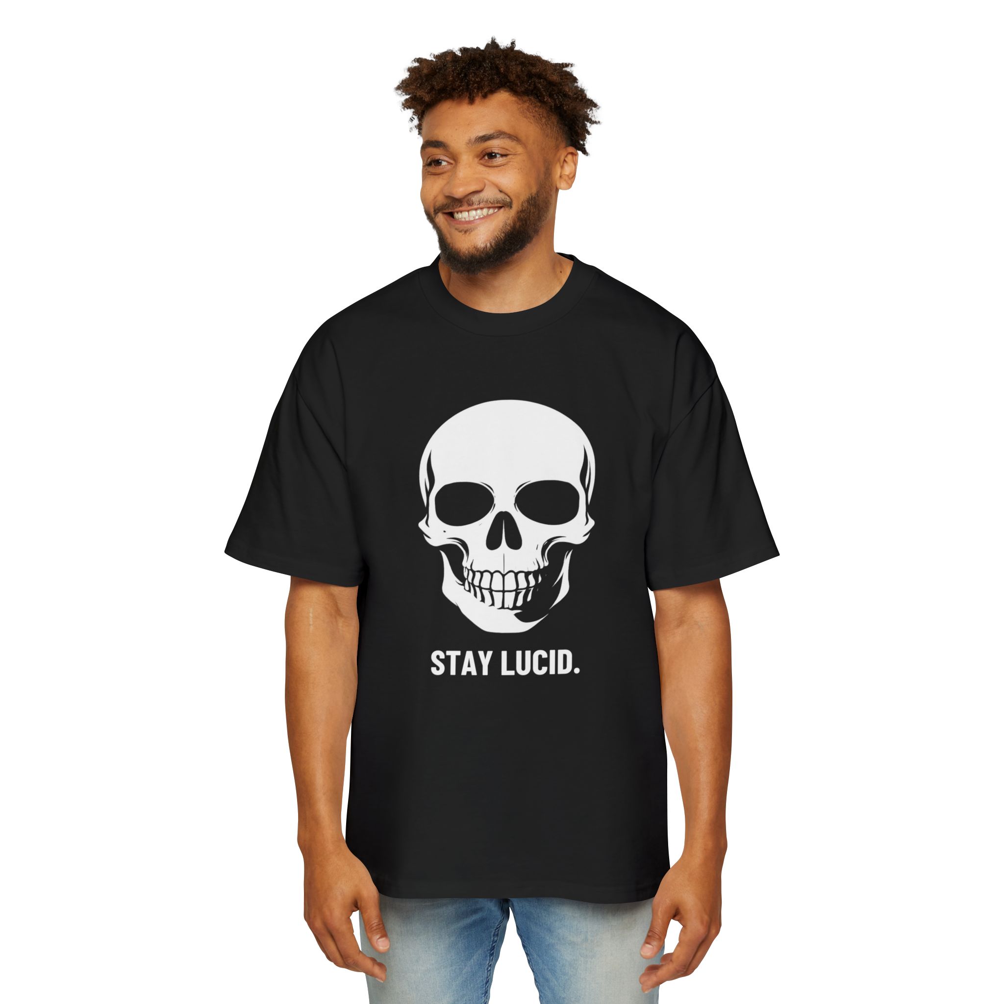 STAY LUCID. / SKULL_LVL1_5000x5000 - T-shirt oversize - Image 3