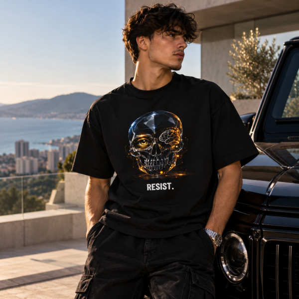 RESIST. / SKULL_LVL5_5000x5000mod – T-shirt oversize