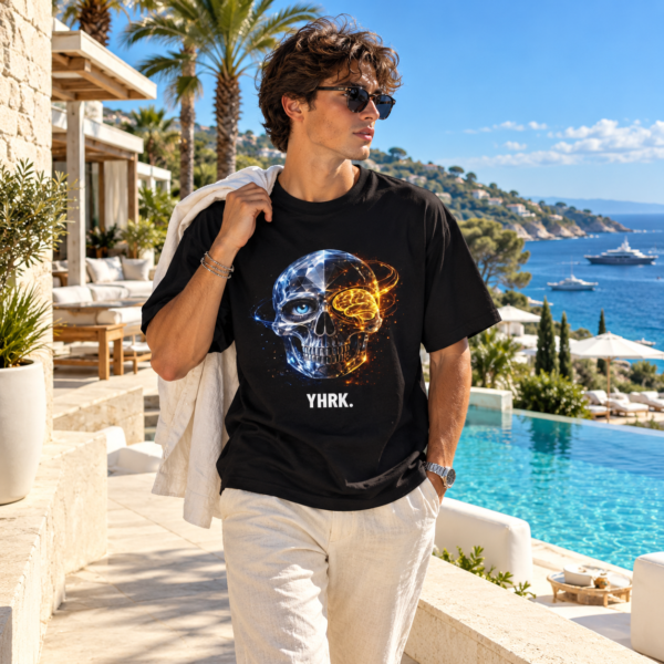 YHRK. / SKULL_LVL6_5000x5000modv3 – T-shirt oversize