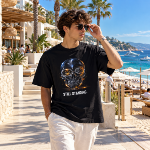 STILL STANDING. / SKULL_LVL5_5000x5000mod - T-shirt oversize