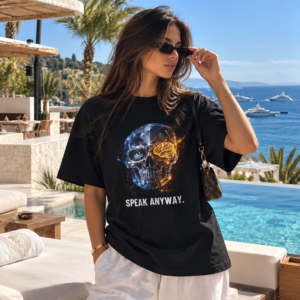 SPEAK ANYWAY. / SKULL_LVL6_5000x5000modv3 - T-shirt oversize